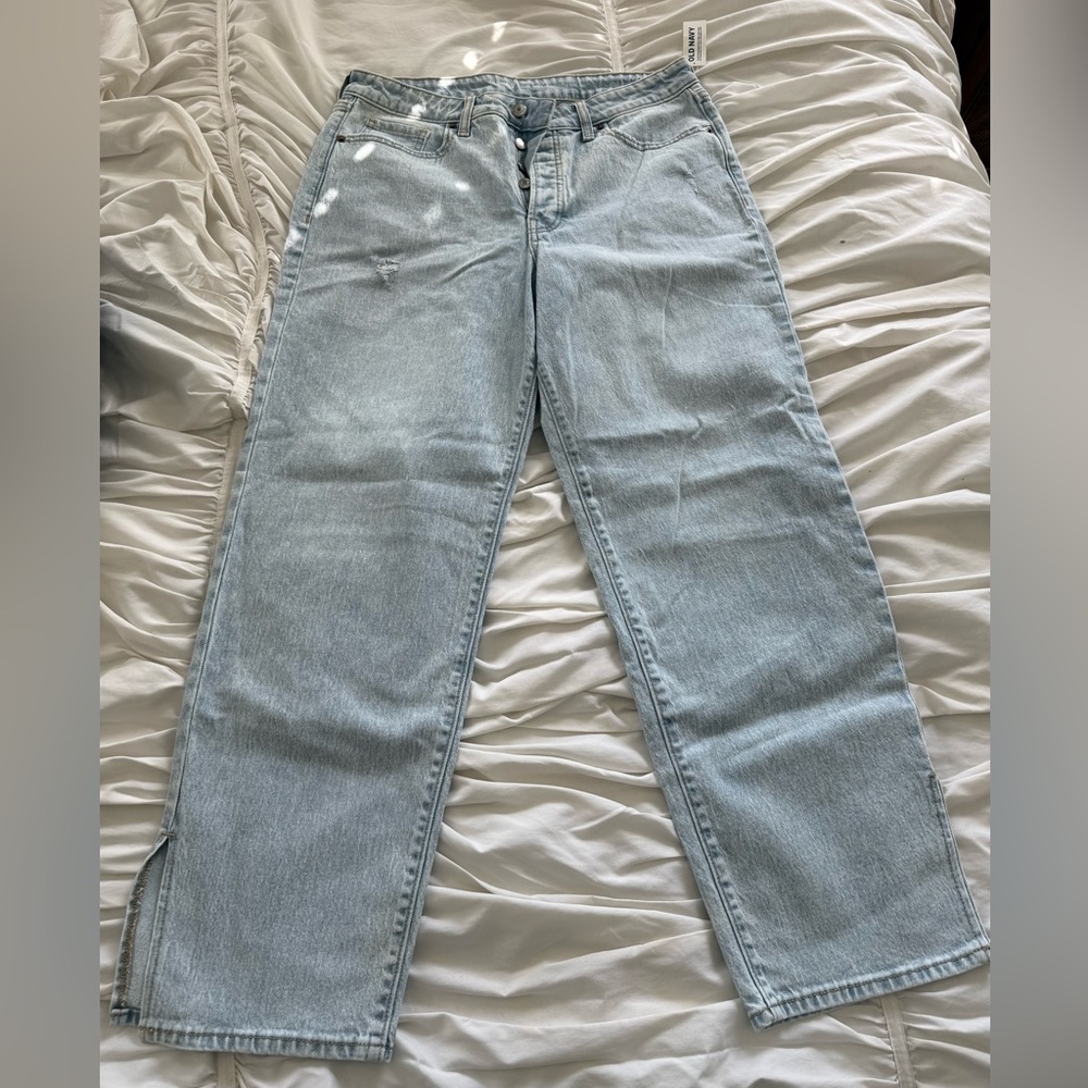 Old Navy Women’s OG Loose Light Blue Jeans